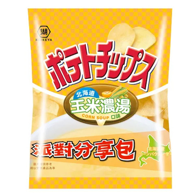 Enhance your wholesale assortment with  Creamy Corn Soup Potato Chips, perfectly designed for the international snack