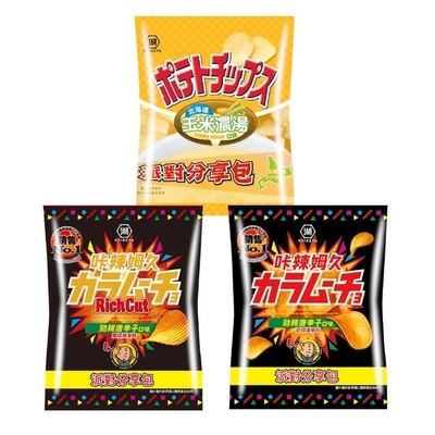 Diversify Your Wholesale Offering Kalamojo Long Potato Sticks - Spicy Tang Xinzi Flavor 65g  /12 Buckets