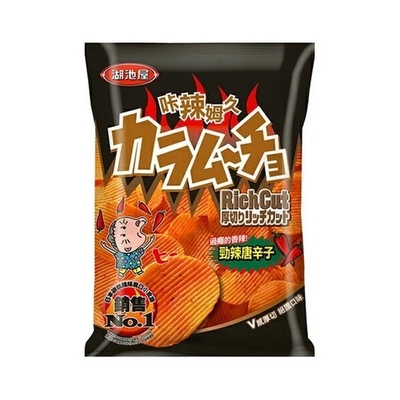 Broaden your wholesale choices by including Kalamojo Long Potato Sticks - Spicy Tang Xinzi Flavor 65g  /12 Buckets
