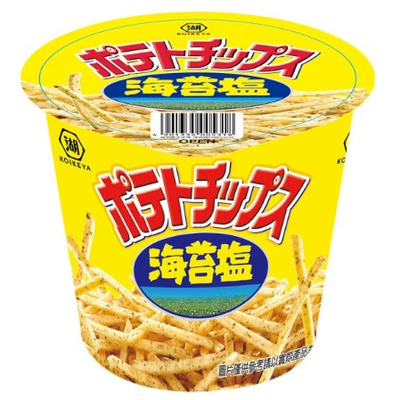 Broaden your wholesale choices by including Kalamojo Long Potato Sticks - Salted Seaweed 65g  /12 Buckets