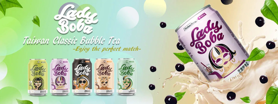 Enjoy the Apple-licious Twist of Taiwan Apple Bubble Milk Tea Canned Drink with Bursting Boba - bubble tea products