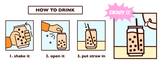 Enjoy the Apple-licious Twist of Taiwan Apple Bubble Milk Tea Canned Drink with Bursting Boba - bubble tea products