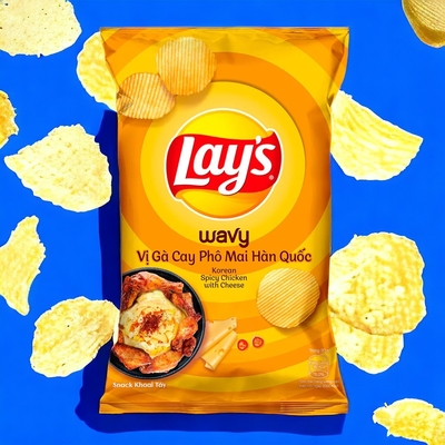 Snack Lays Viet Nam Varietys Supply with CNF Shipping Term 6 Months Exp Instruction