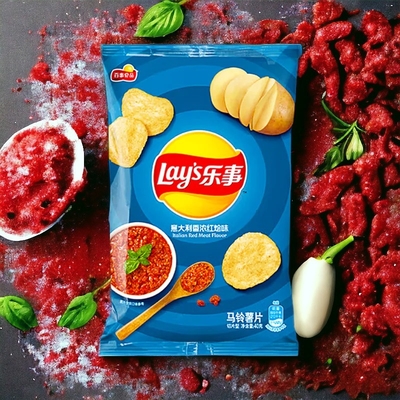 Lay's Italian Stew Flavor Chips - 135 g Packs, 14  - MEGA PACKS  Wholesale Case- Asian Snack Supplier - China Origin