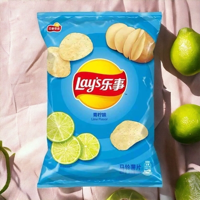 Lay's Lime Flavor Chips - 70 g Packs, 22 -Count Wholesale Case- Asian Snack Supplier - China Origin